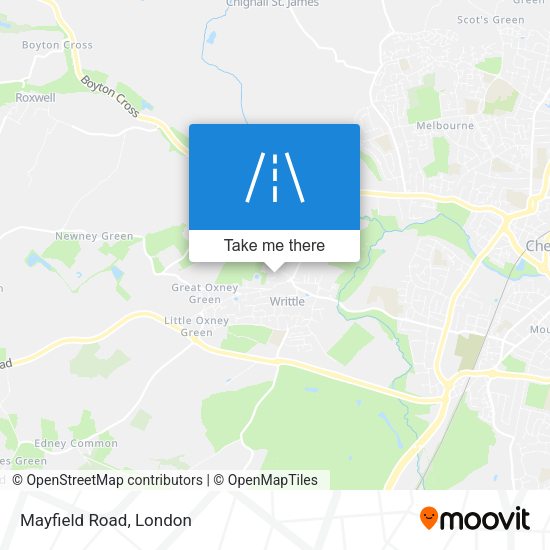 Mayfield Road map