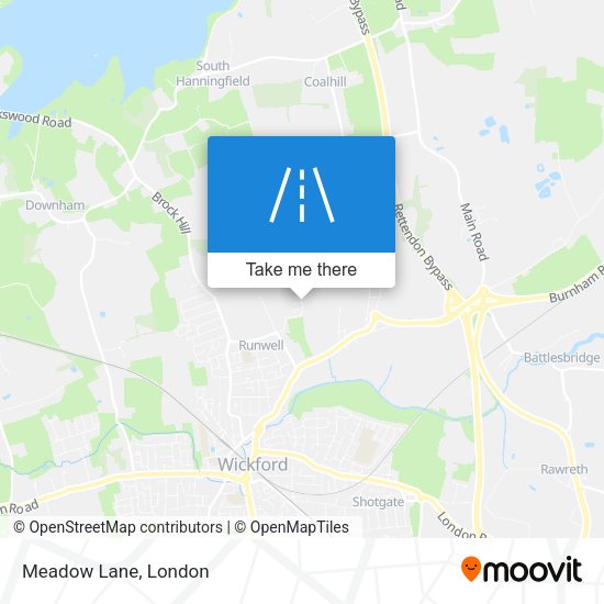 Meadow Lane map