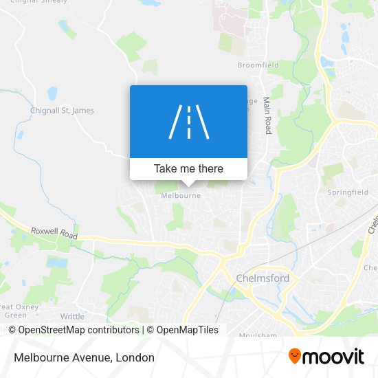 Melbourne Avenue map