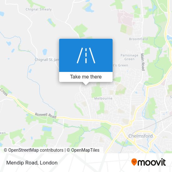 Mendip Road map