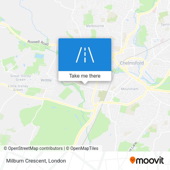 Milburn Crescent map