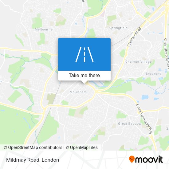 Mildmay Road map