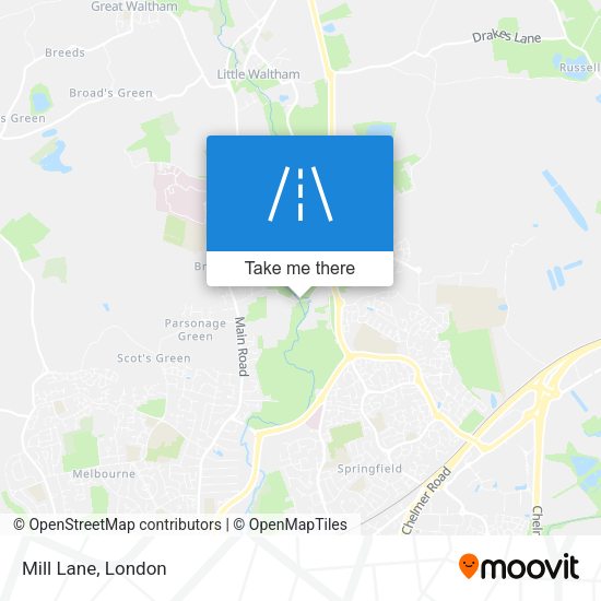 Mill Lane map
