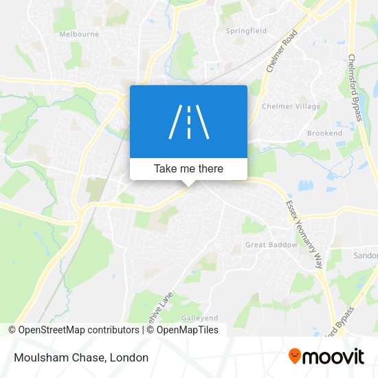 Moulsham Chase map