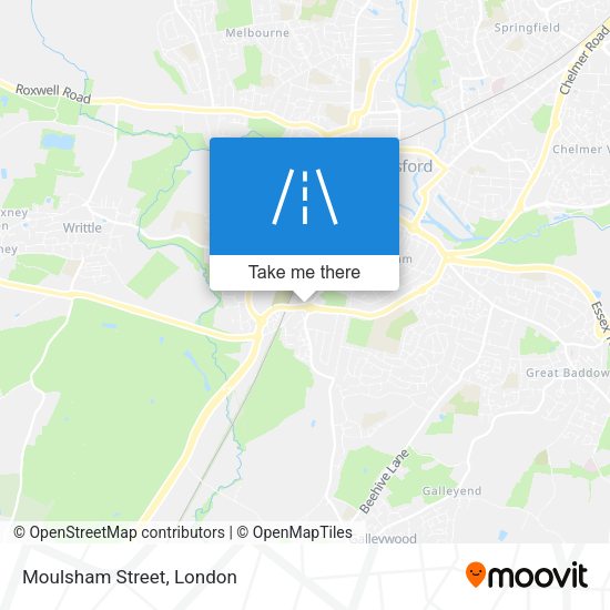 Moulsham Street map