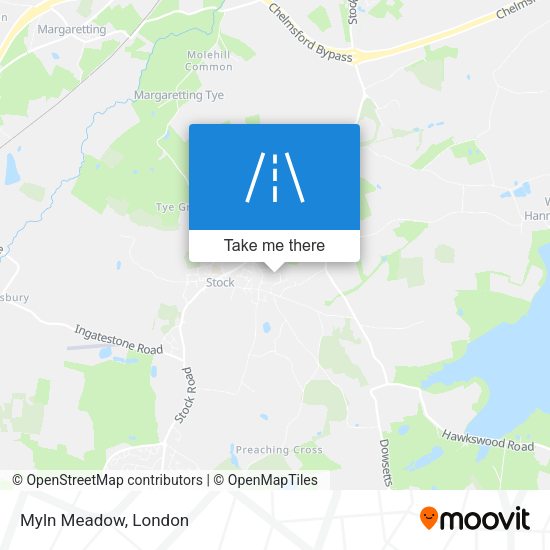 Myln Meadow map