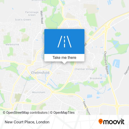 New Court Place map