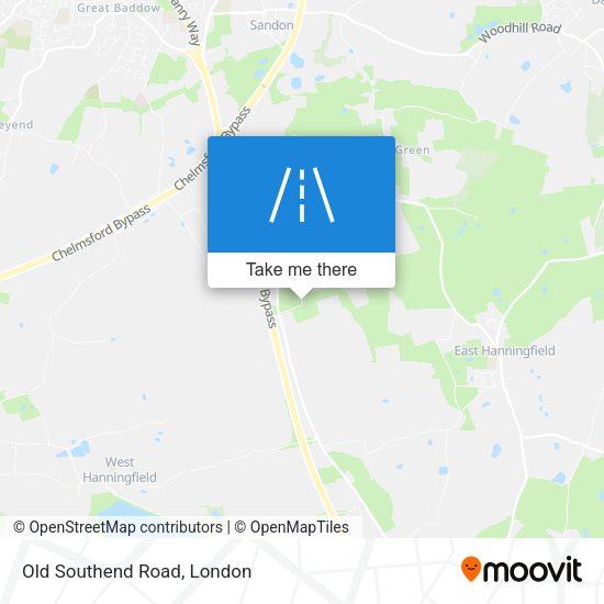 Old Southend Road map