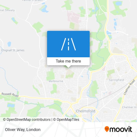 Oliver Way map