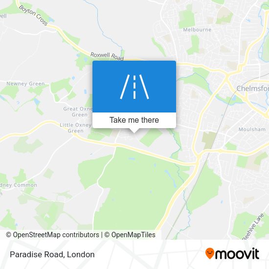 Paradise Road map