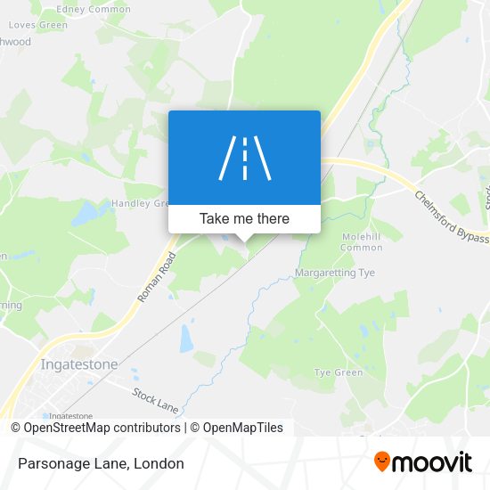 Parsonage Lane map
