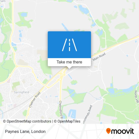Paynes Lane map