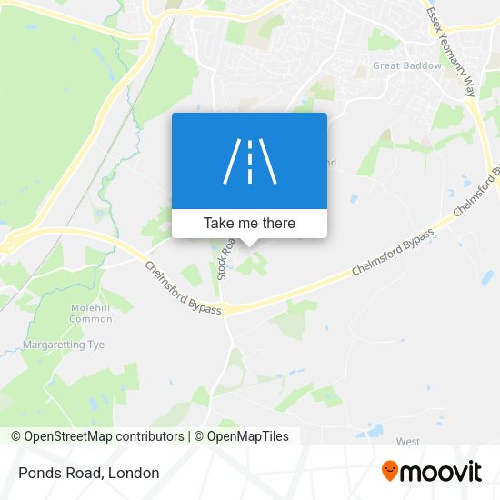 Ponds Road map