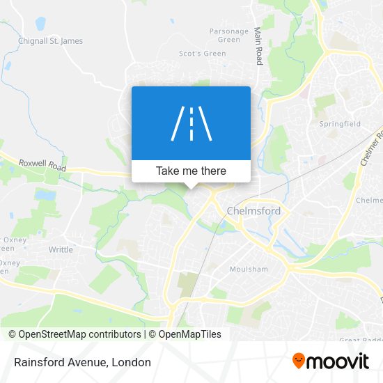Rainsford Avenue map