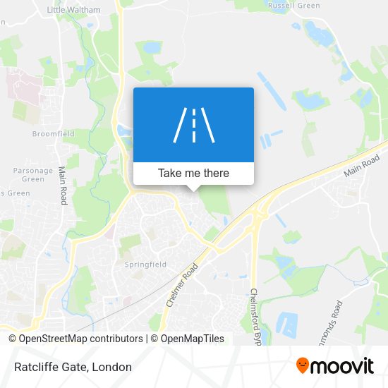 Ratcliffe Gate map