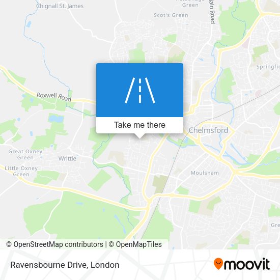 Ravensbourne Drive map