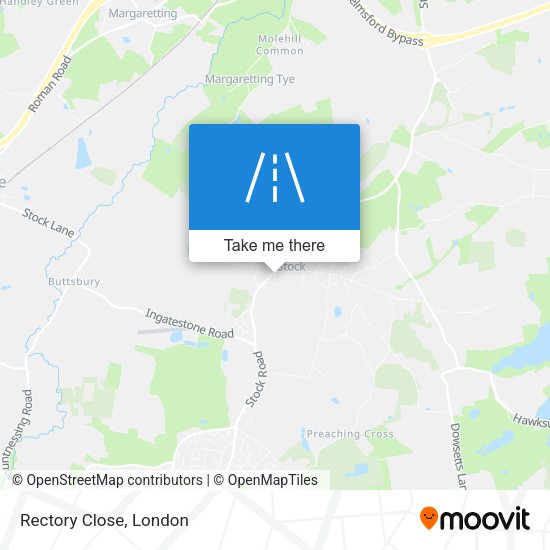 Rectory Close map