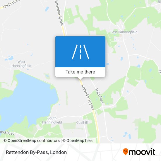 Rettendon By-Pass map