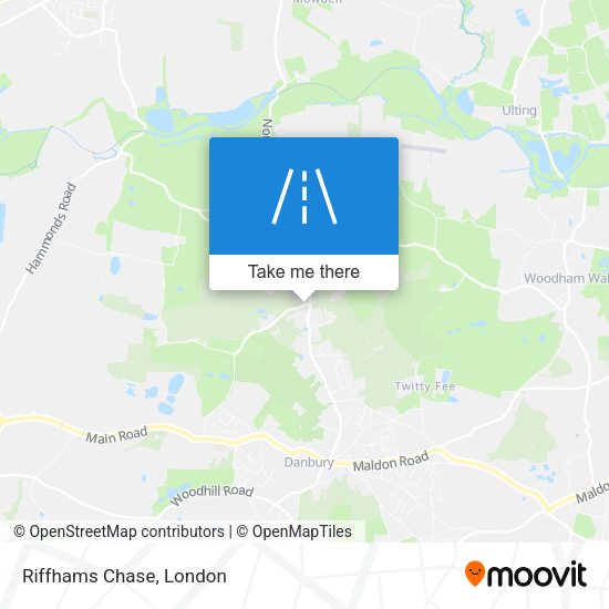 Riffhams Chase map