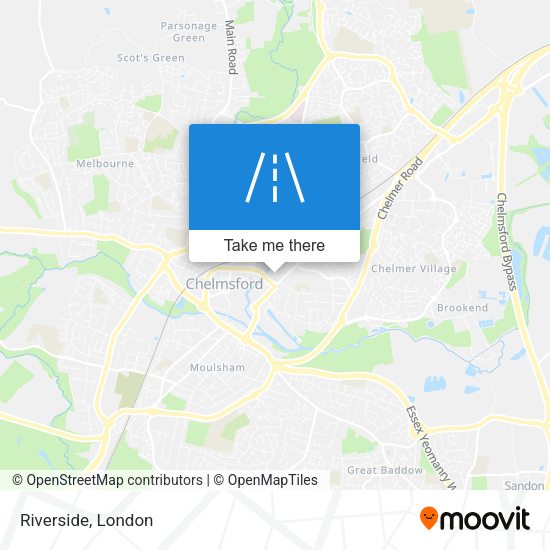 Riverside map