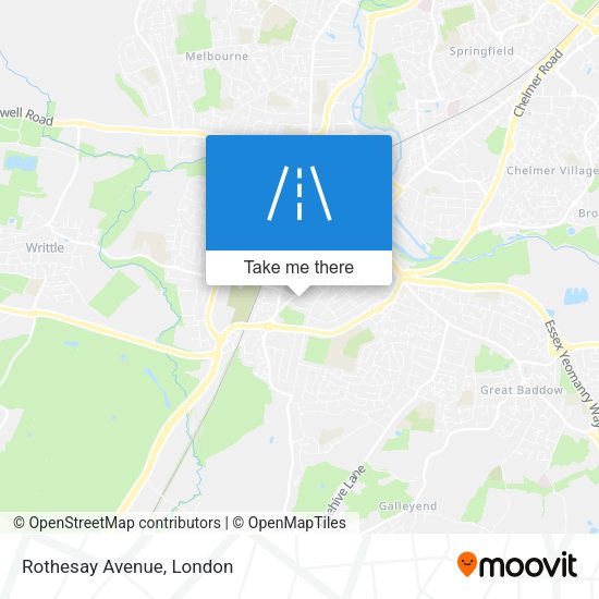 Rothesay Avenue map