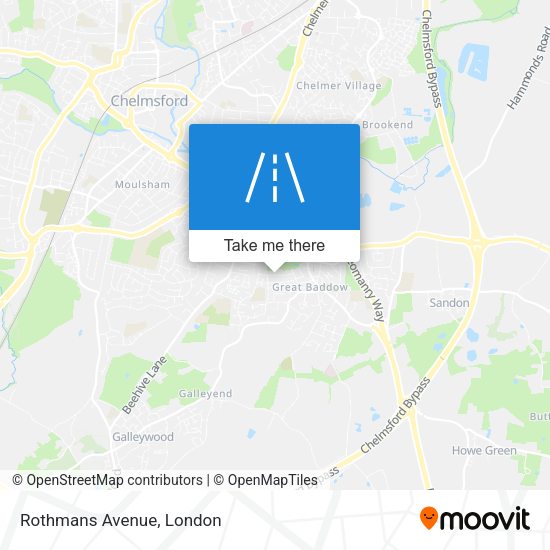 Rothmans Avenue map