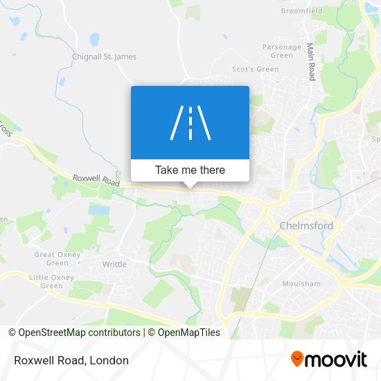 Roxwell Road map