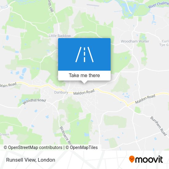 Runsell View map
