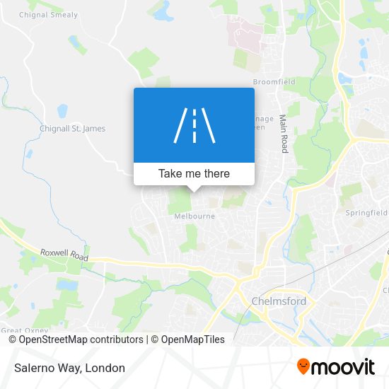 Salerno Way map