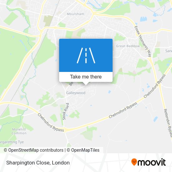 Sharpington Close map