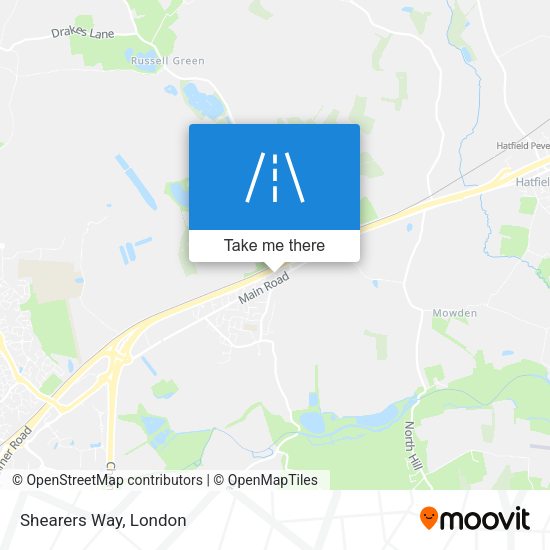 Shearers Way map
