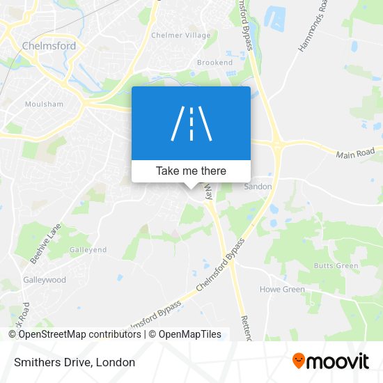 Smithers Drive map