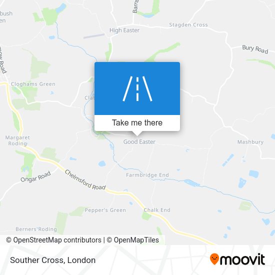 Souther Cross map