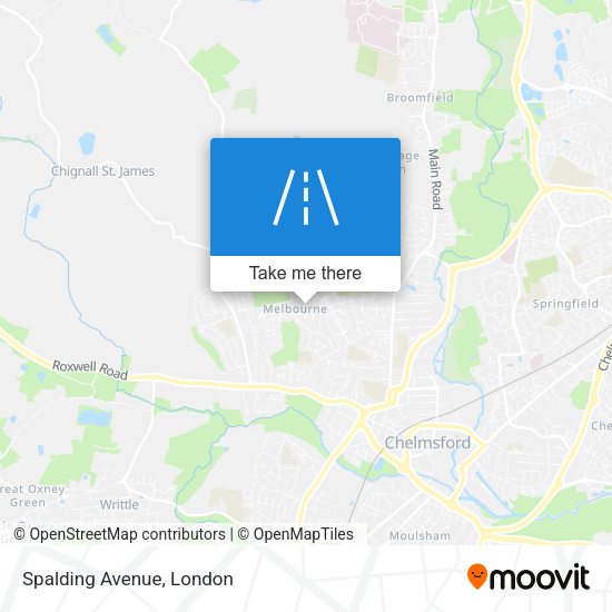 Spalding Avenue map