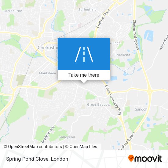 Spring Pond Close map
