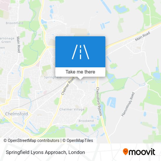 Springfield Lyons Approach map