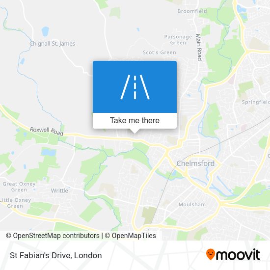 St Fabian's Drive map