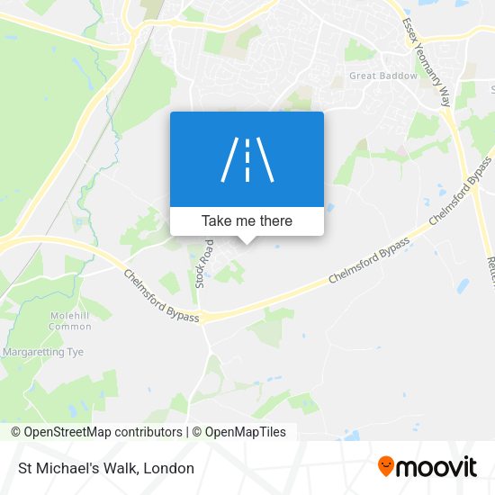 St Michael's Walk map