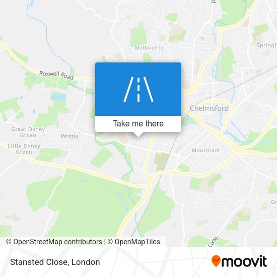 Stansted Close map