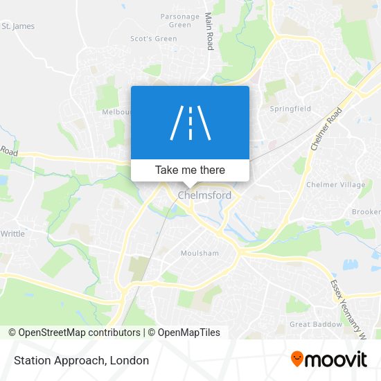 Station Approach map