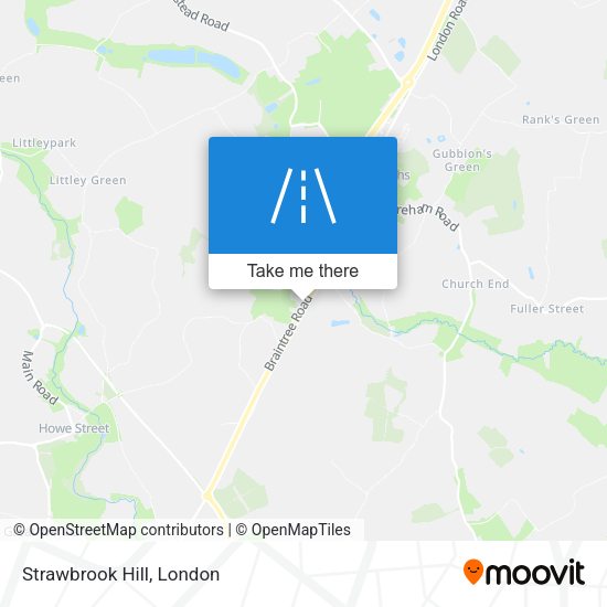 Strawbrook Hill map