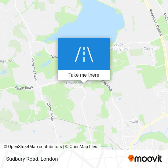 Sudbury Road map