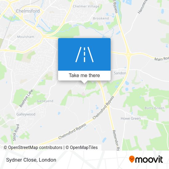 Sydner Close map