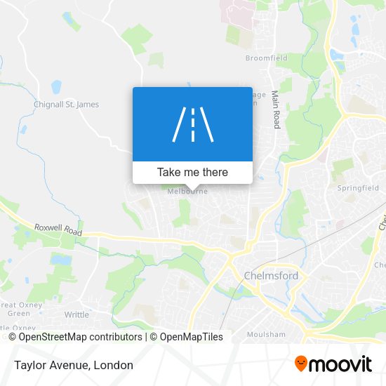 Taylor Avenue map