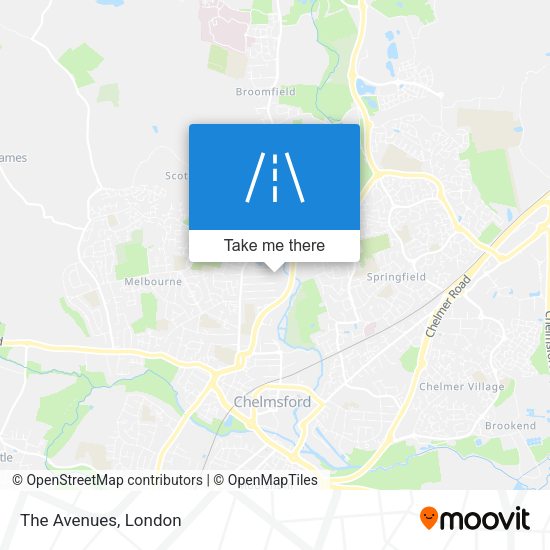 The Avenues map