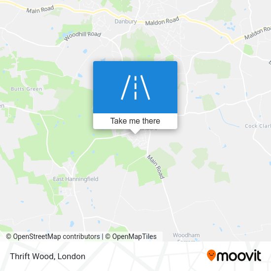 Thrift Wood map