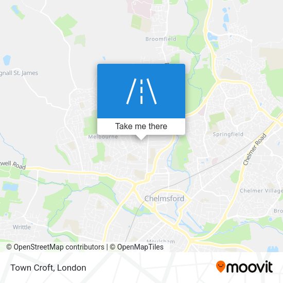 Town Croft map