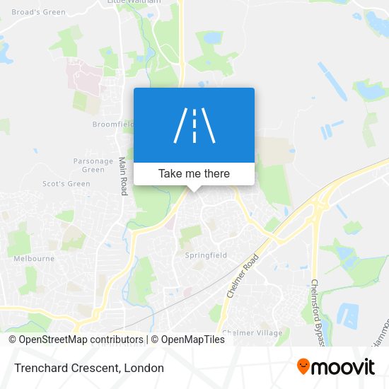 Trenchard Crescent map