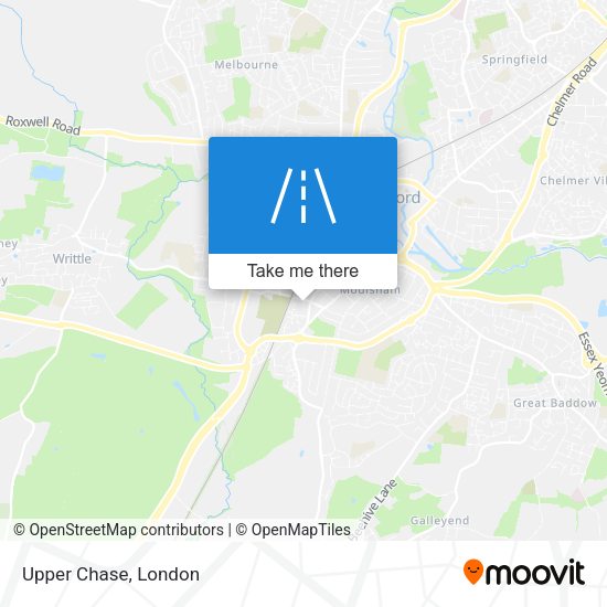 Upper Chase map