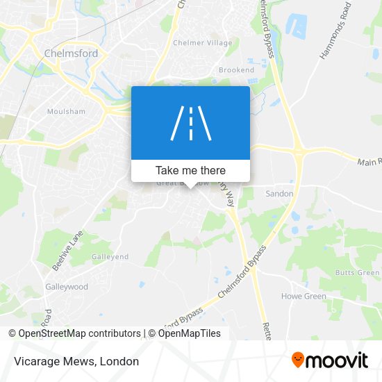 Vicarage Mews map